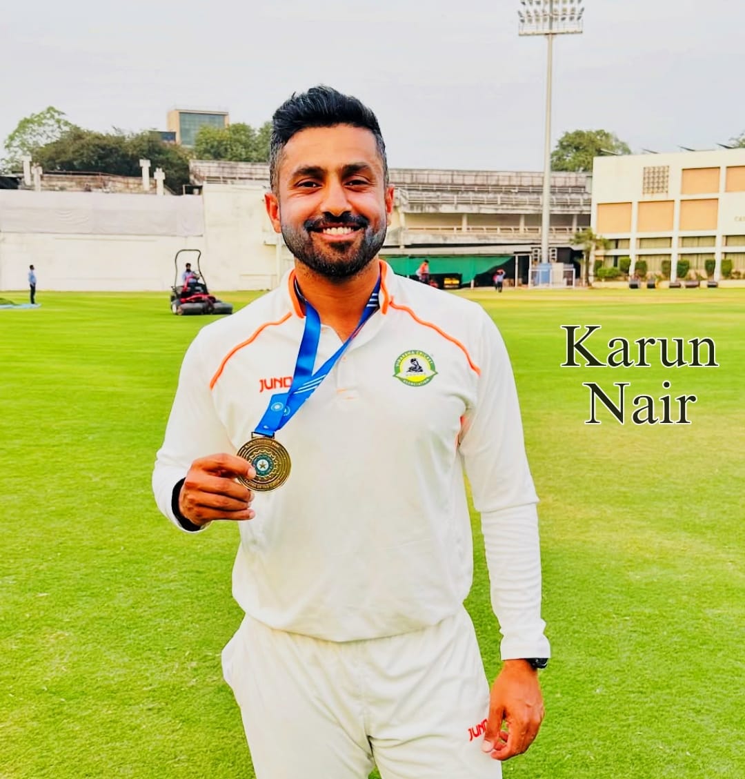 "Karun Nair’s Roar After 7 Years: A Comeback That Silenced the Stadium and Stirred a Nation"